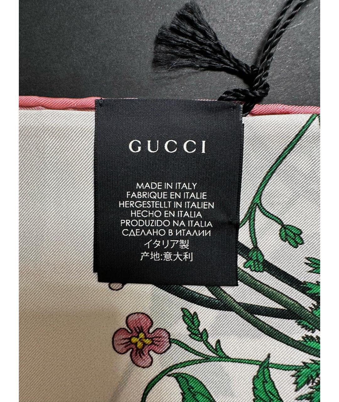GUCCI Мульти шелковый платок, фото 6