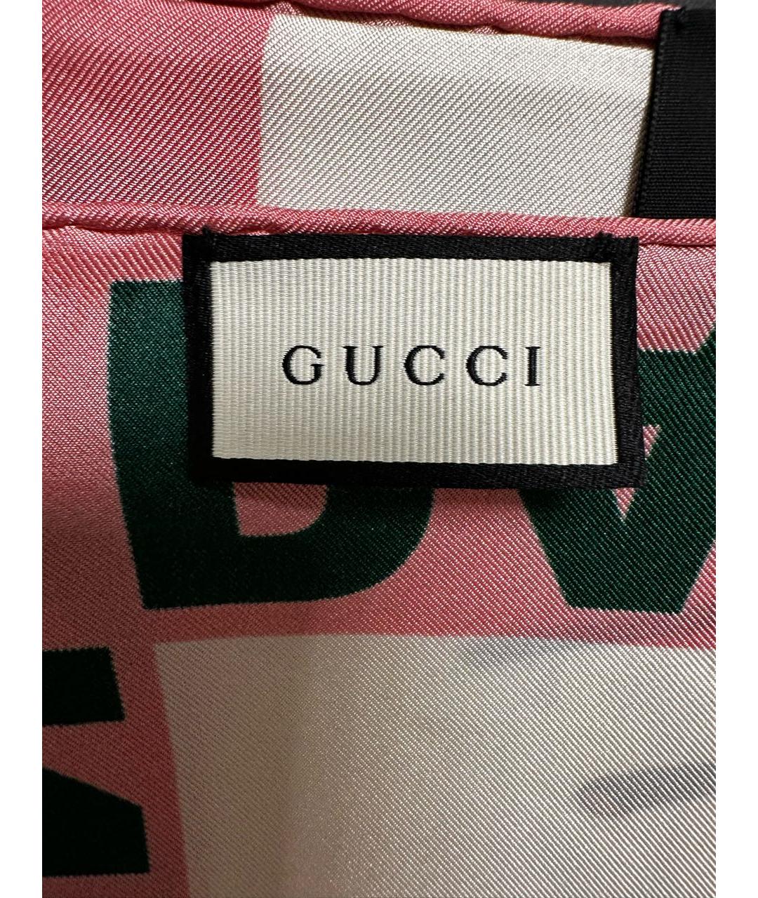 GUCCI Мульти шелковый платок, фото 5