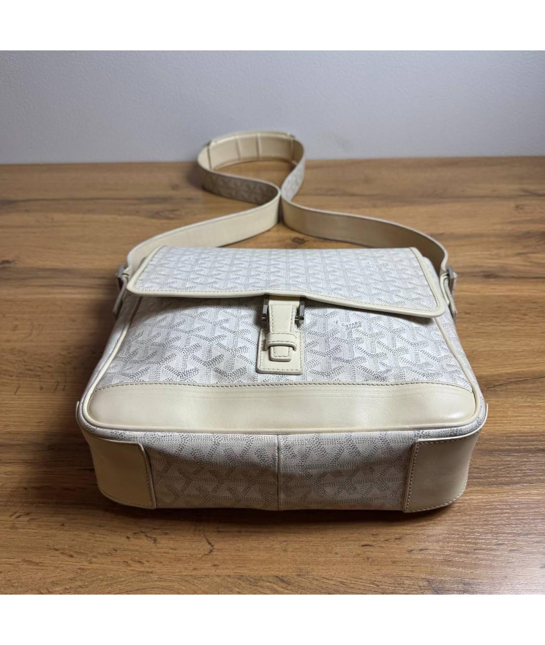 GOYARD Бежевая сумка на плечо, фото 5