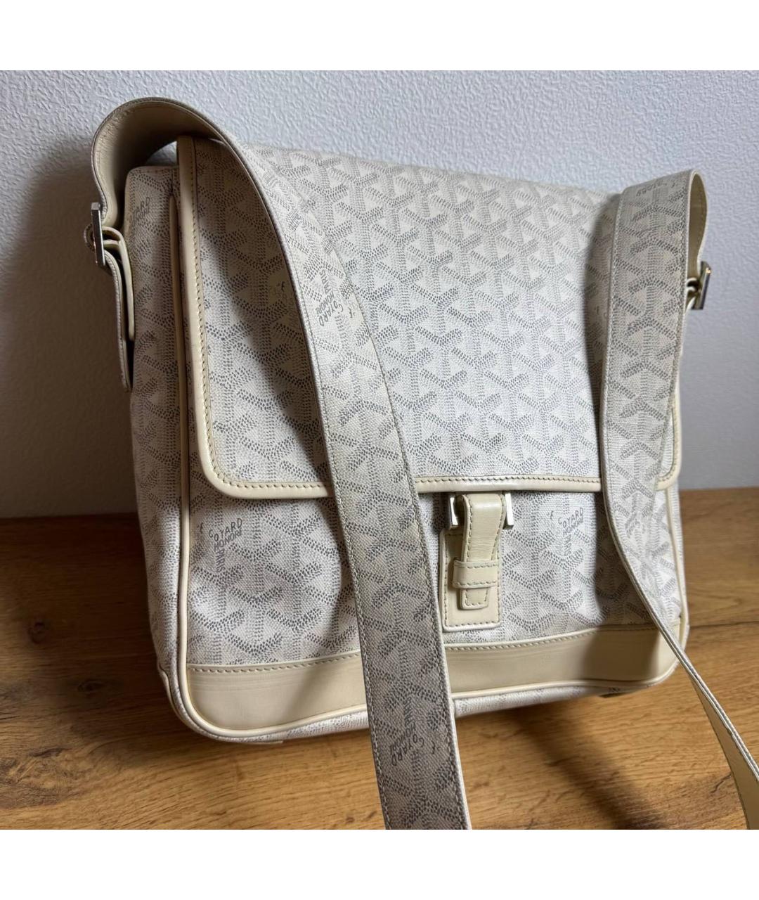 GOYARD Бежевая сумка на плечо, фото 3