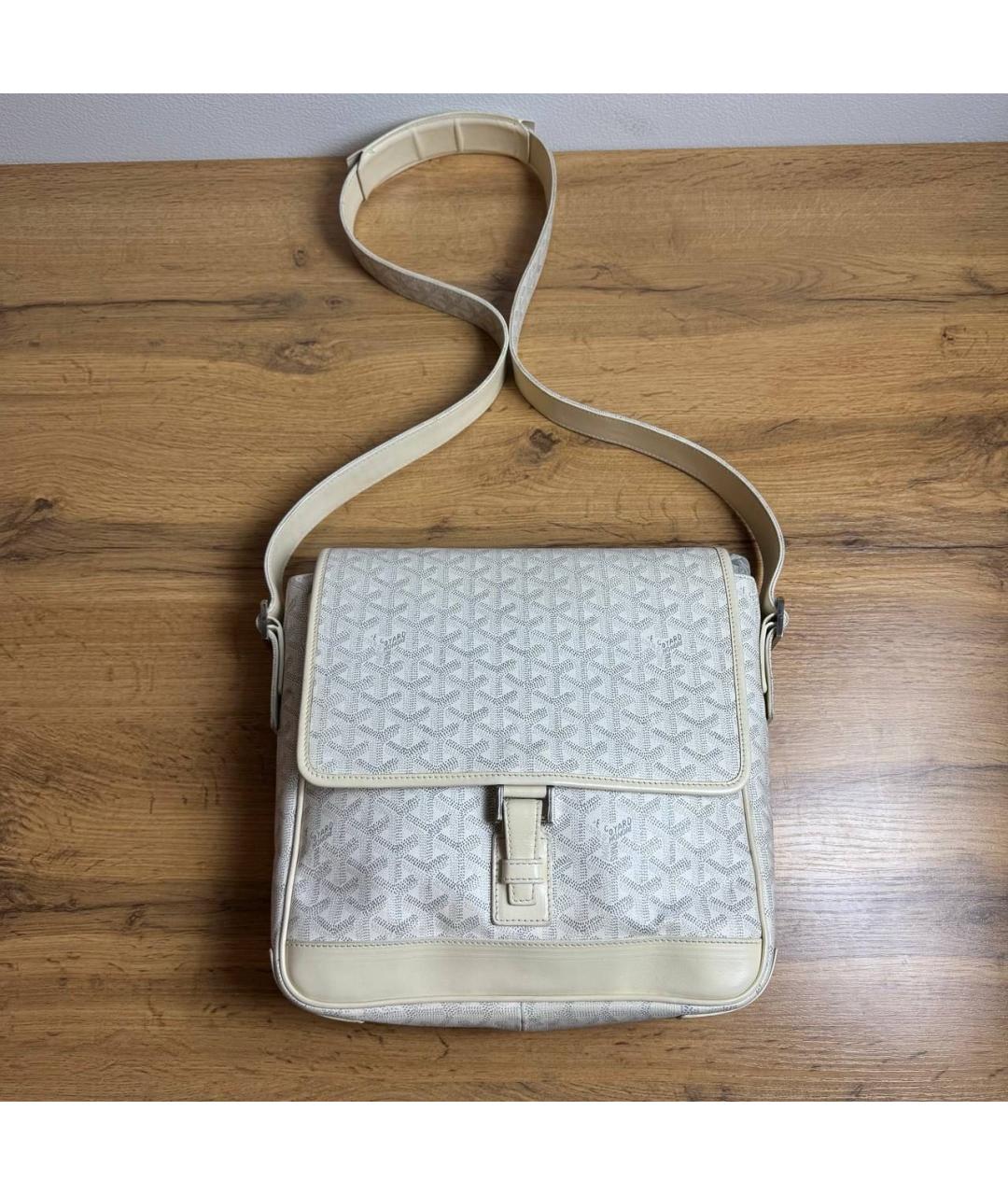 GOYARD Бежевая сумка на плечо, фото 9