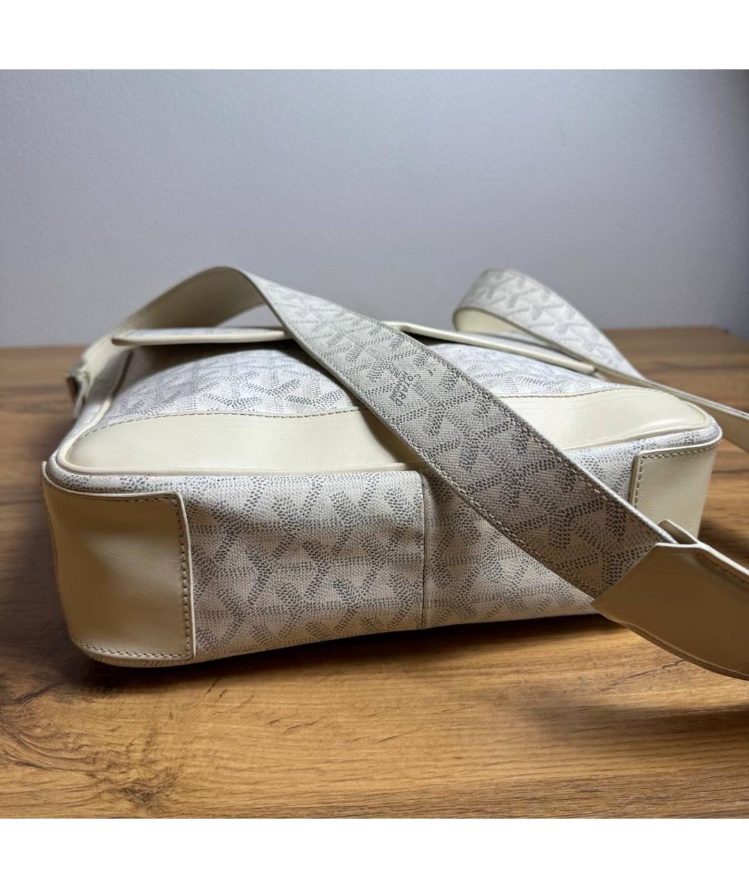 GOYARD Бежевая сумка на плечо, фото 8