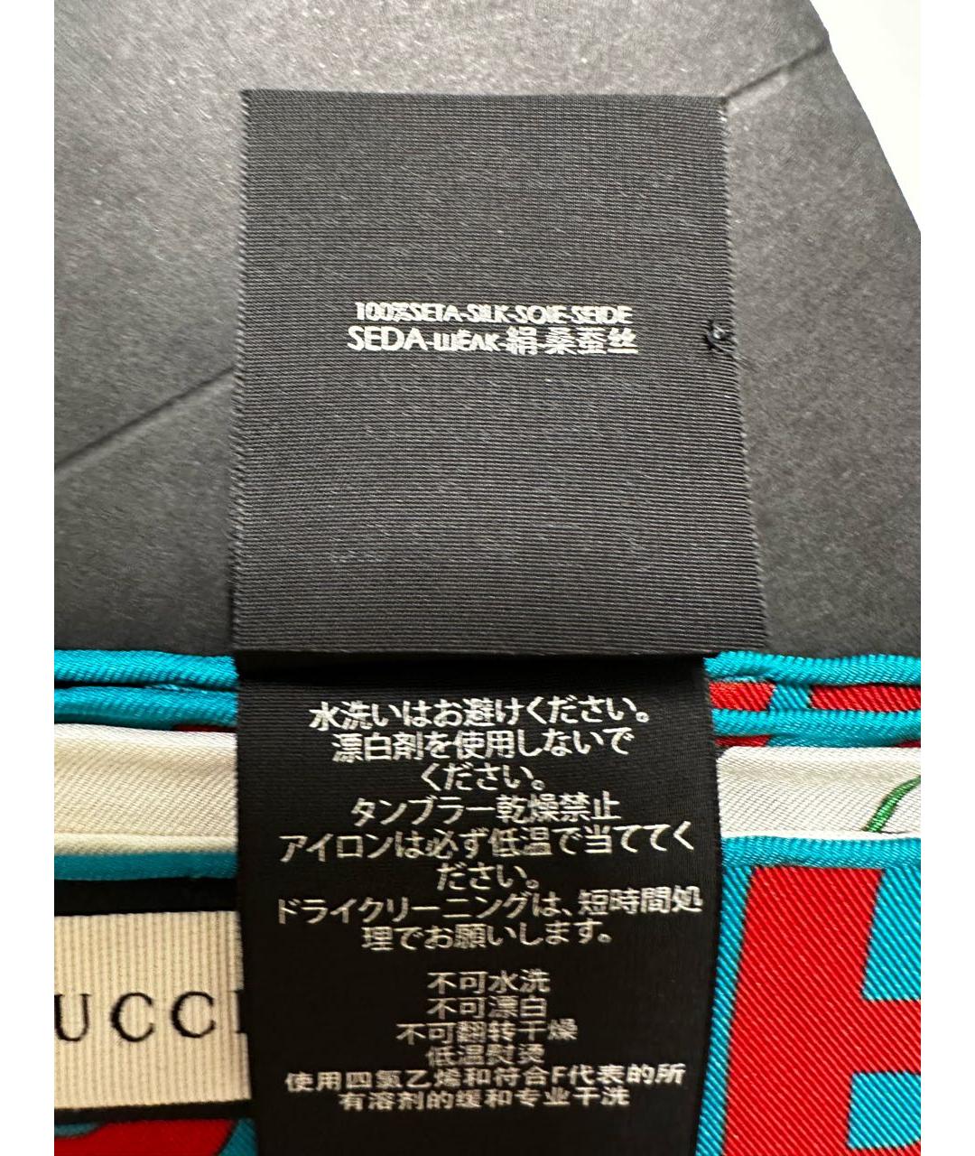 GUCCI Мульти шелковый платок, фото 7
