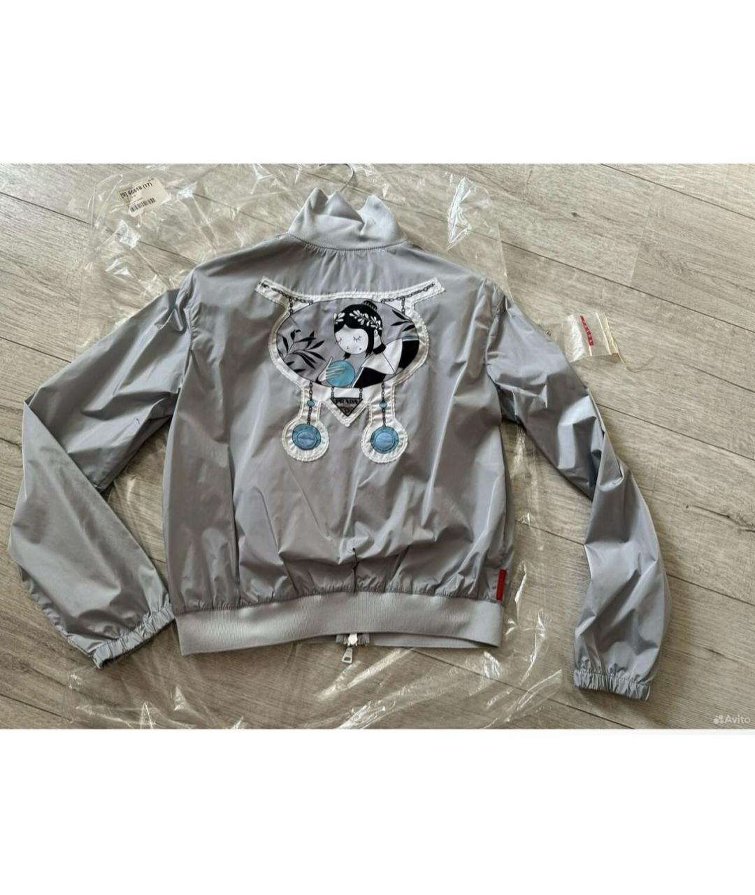 PRADA Голубая куртка, фото 2