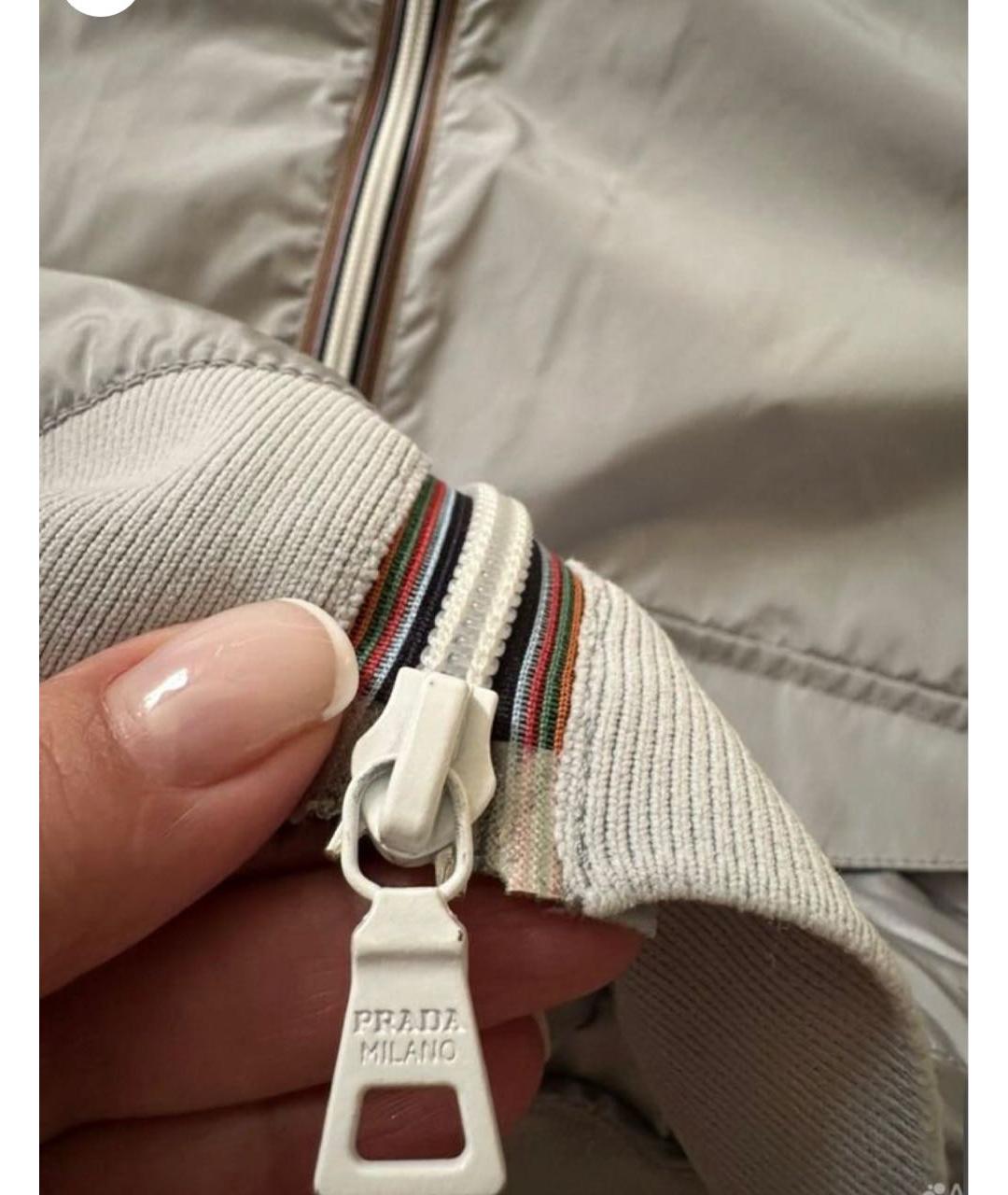 PRADA Голубая куртка, фото 5