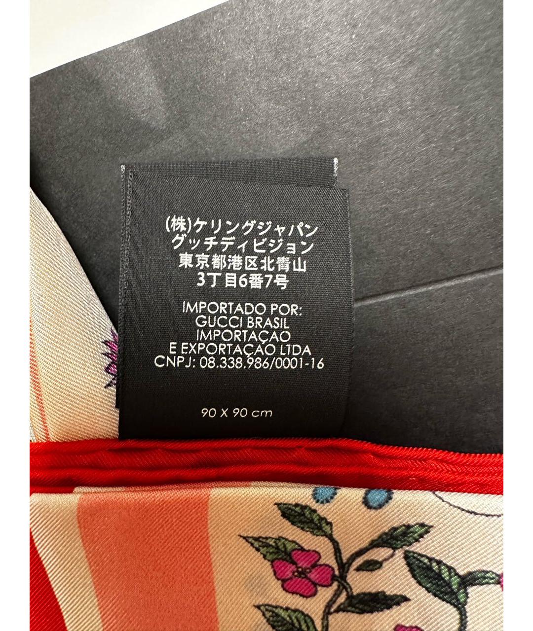 GUCCI Мульти шелковый платок, фото 9