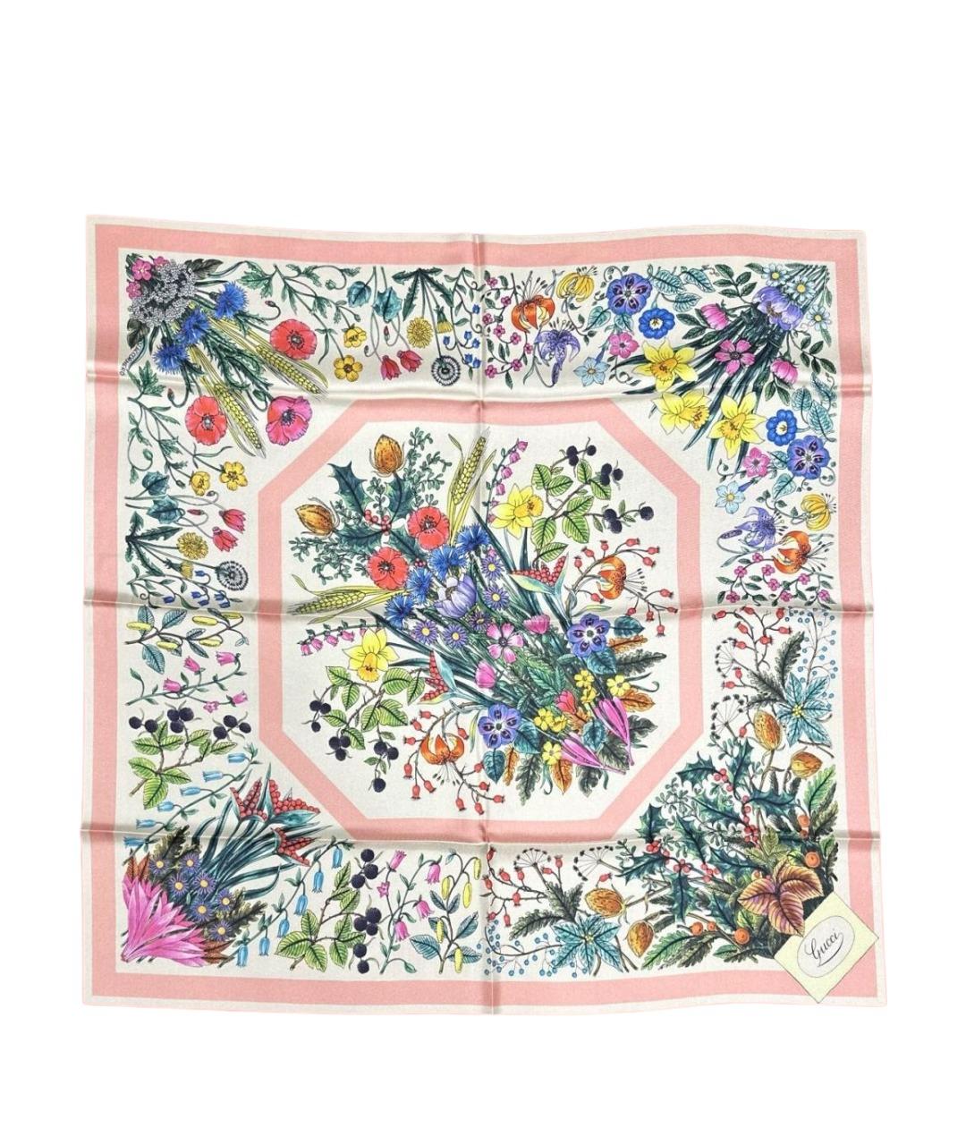 GUCCI Мульти шелковый платок, фото 2