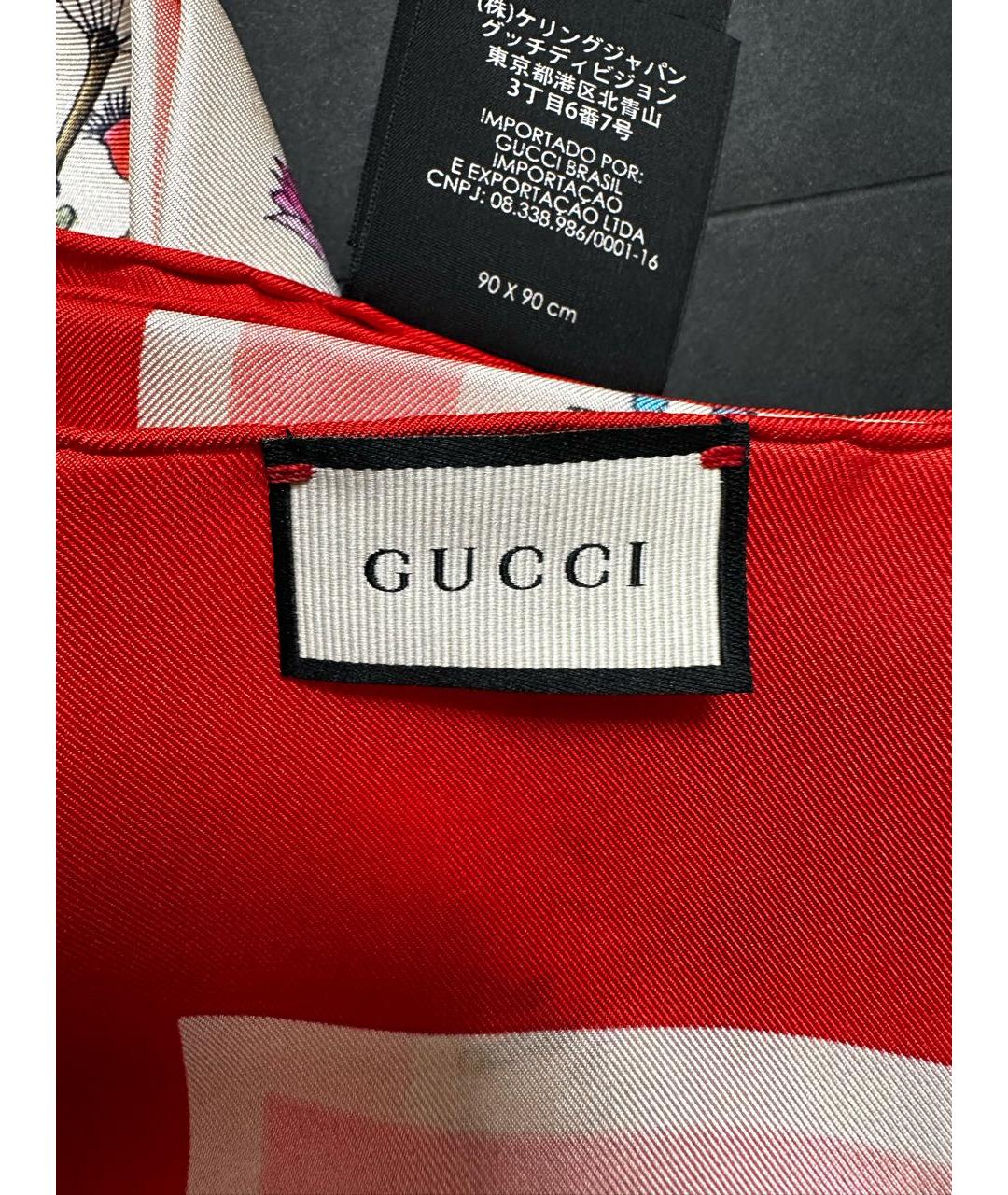 GUCCI Мульти шелковый платок, фото 6