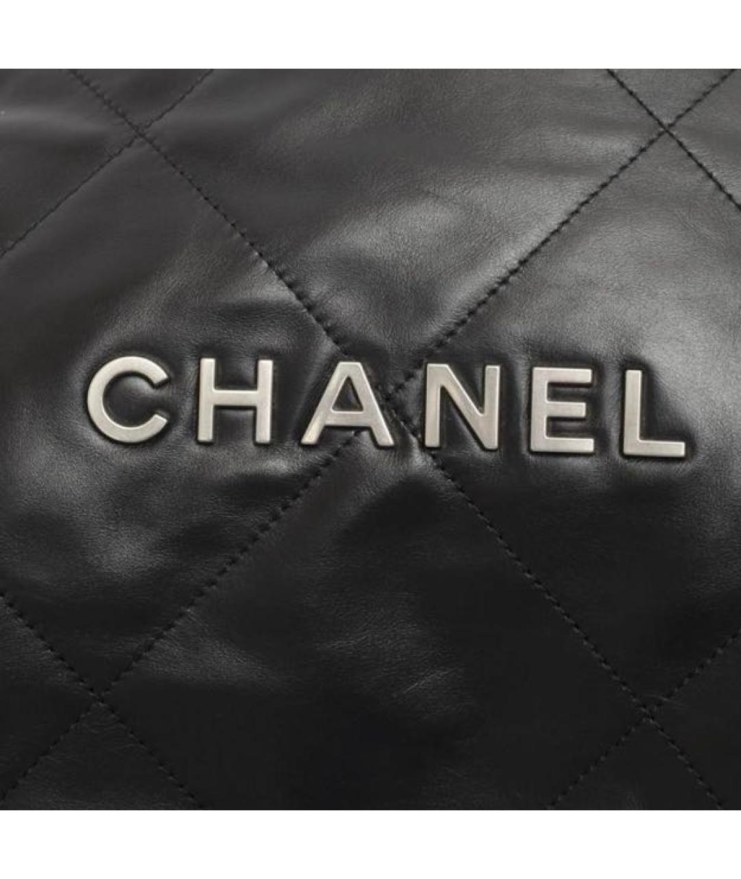 CHANEL Черный кожаный рюкзак, фото 3