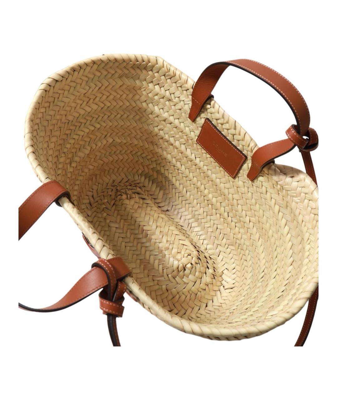 CELINE Пелетеная пляжная сумка, фото 3