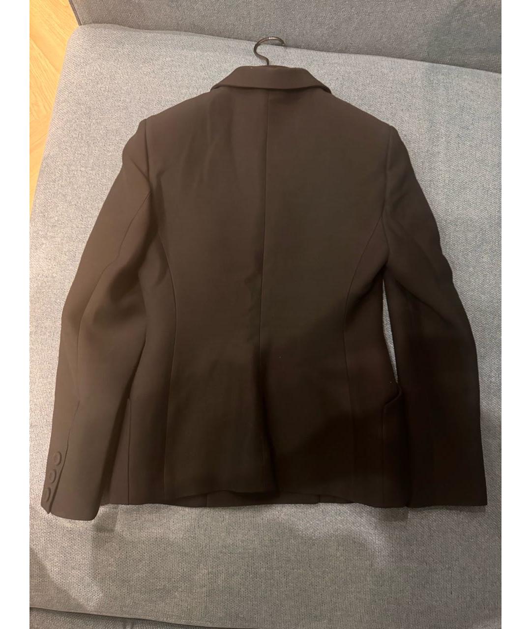 CHRISTIAN DIOR Черный шерстяной жакет/пиджак, фото 2