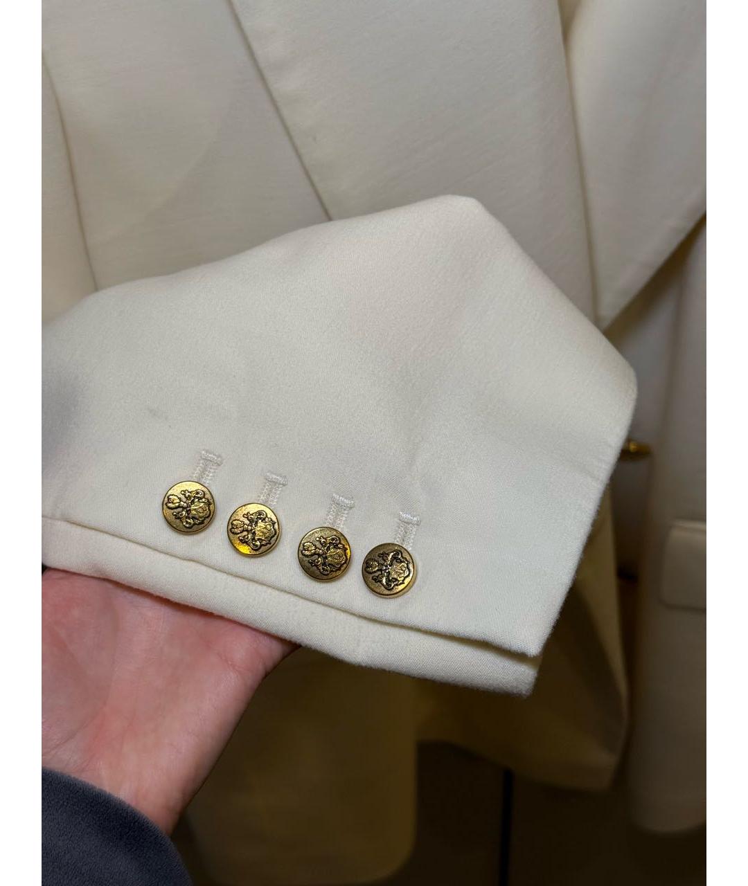 PERVERT Бежевый шерстяной жакет/пиджак, фото 4