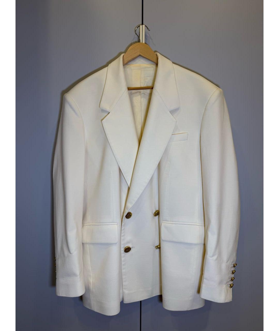 PERVERT Бежевый шерстяной жакет/пиджак, фото 6