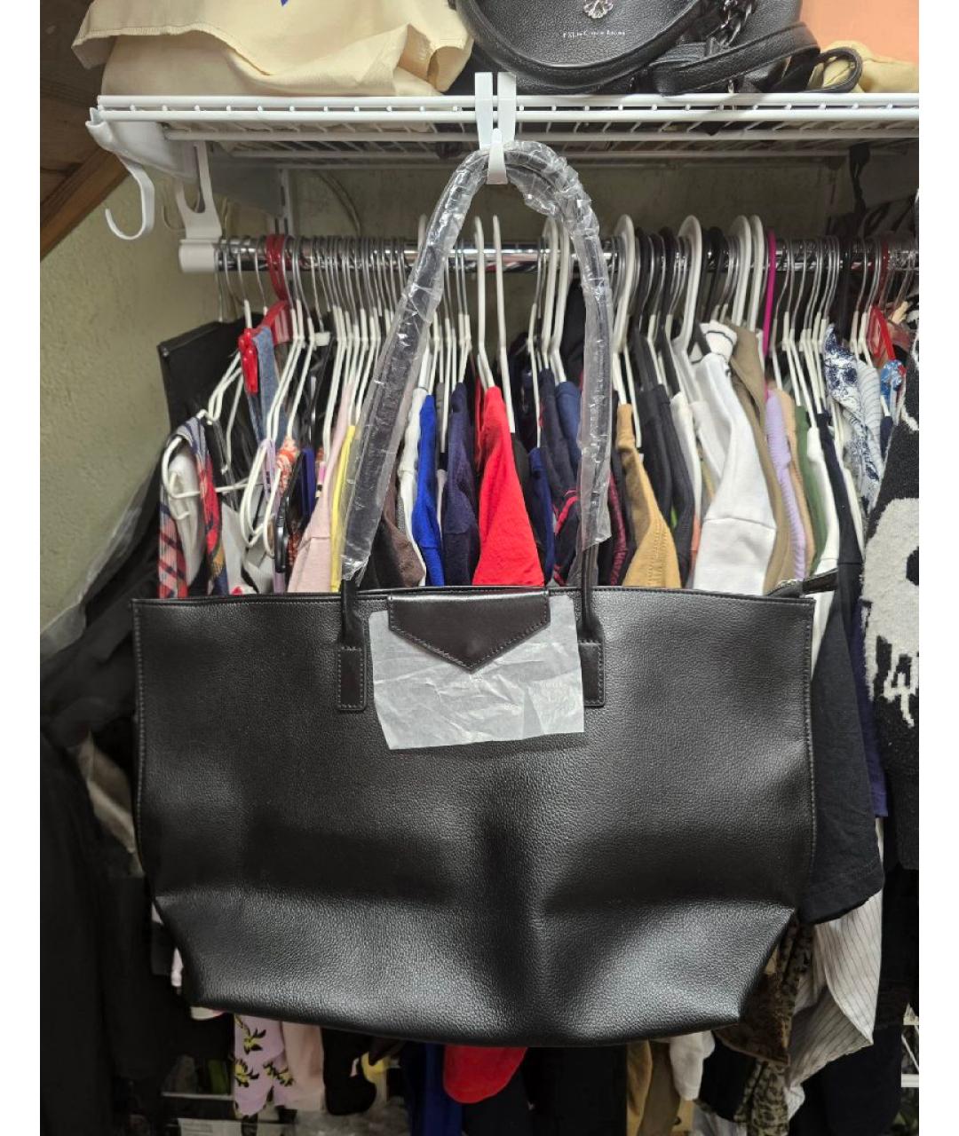 LANCASTER Черная сумка тоут, фото 2