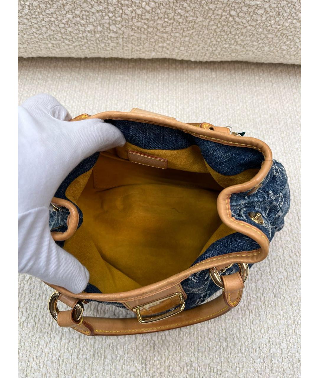 LOUIS VUITTON Мульти деним сумка с короткими ручками, фото 4