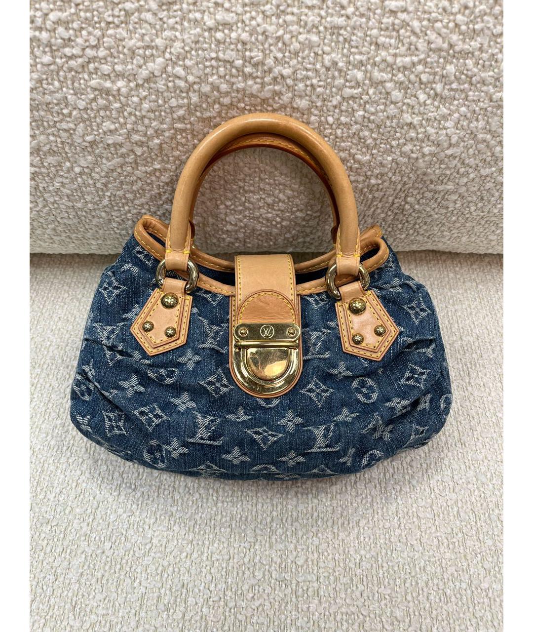 LOUIS VUITTON Мульти деним сумка с короткими ручками, фото 8
