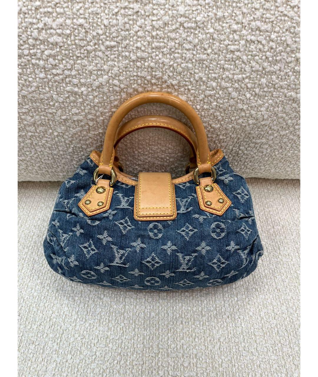 LOUIS VUITTON Мульти деним сумка с короткими ручками, фото 3