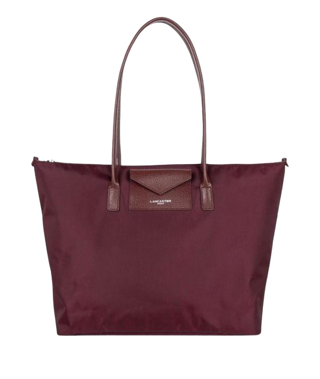 LANCASTER Бордовая сумка тоут, фото 1