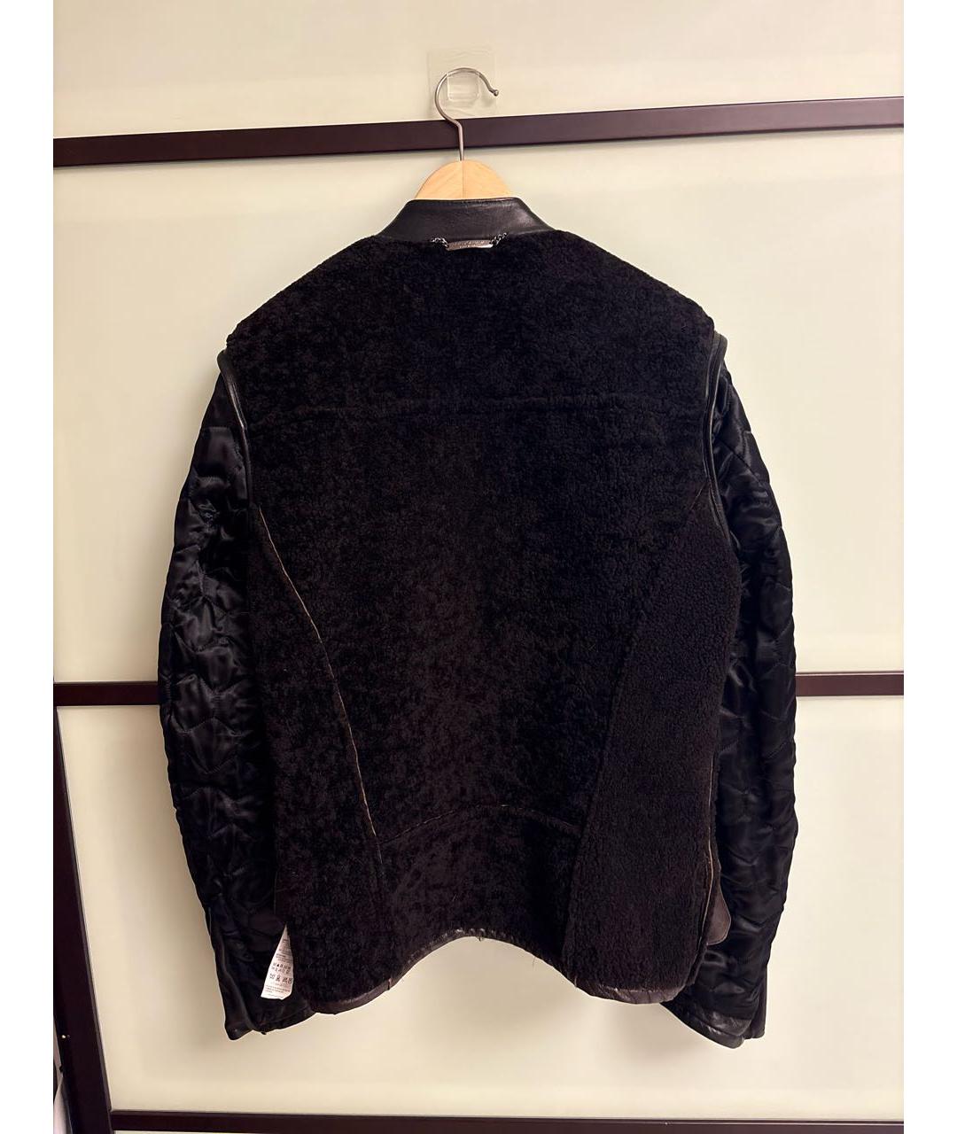 DOLCE&GABBANA Коричневая кожаная дубленка/шуба, фото 3