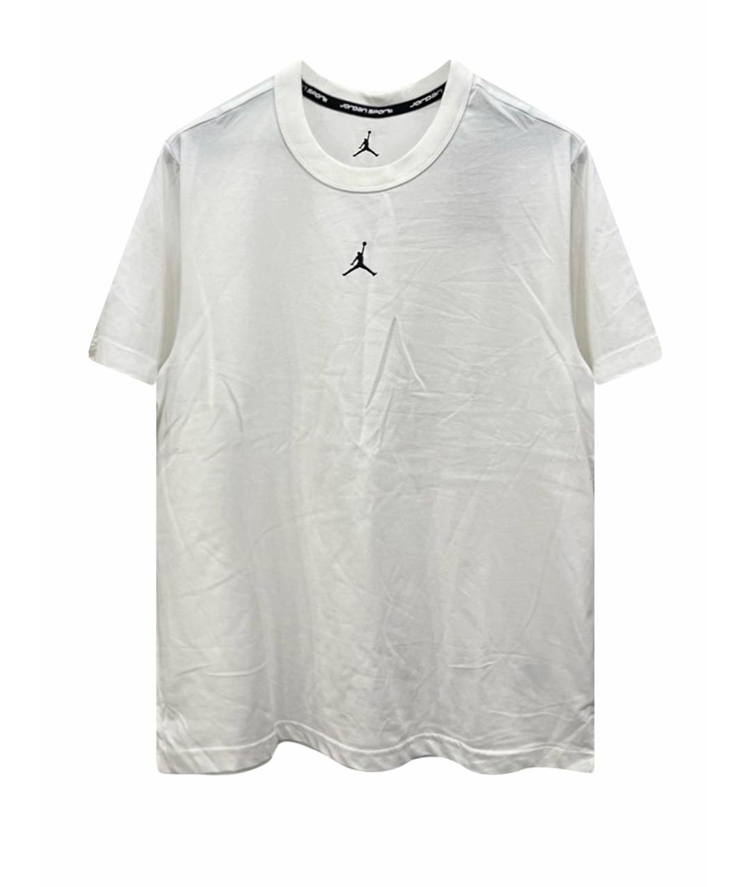 JORDAN Белая хлопковая футболка, фото 1