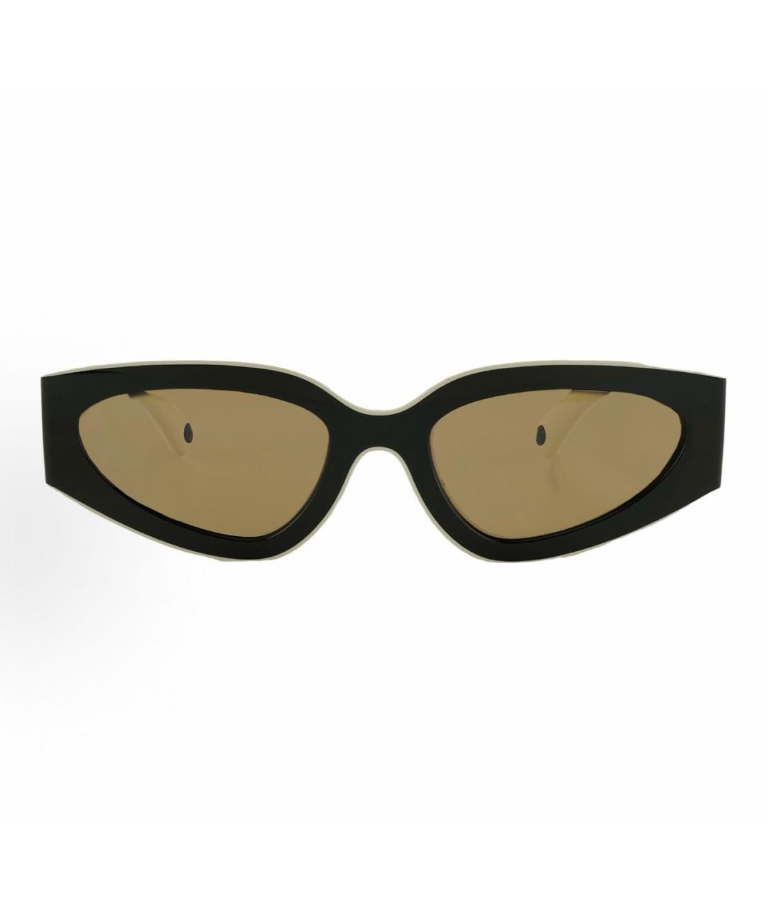 CHANEL Черные пластиковые солнцезащитные очки, фото 2