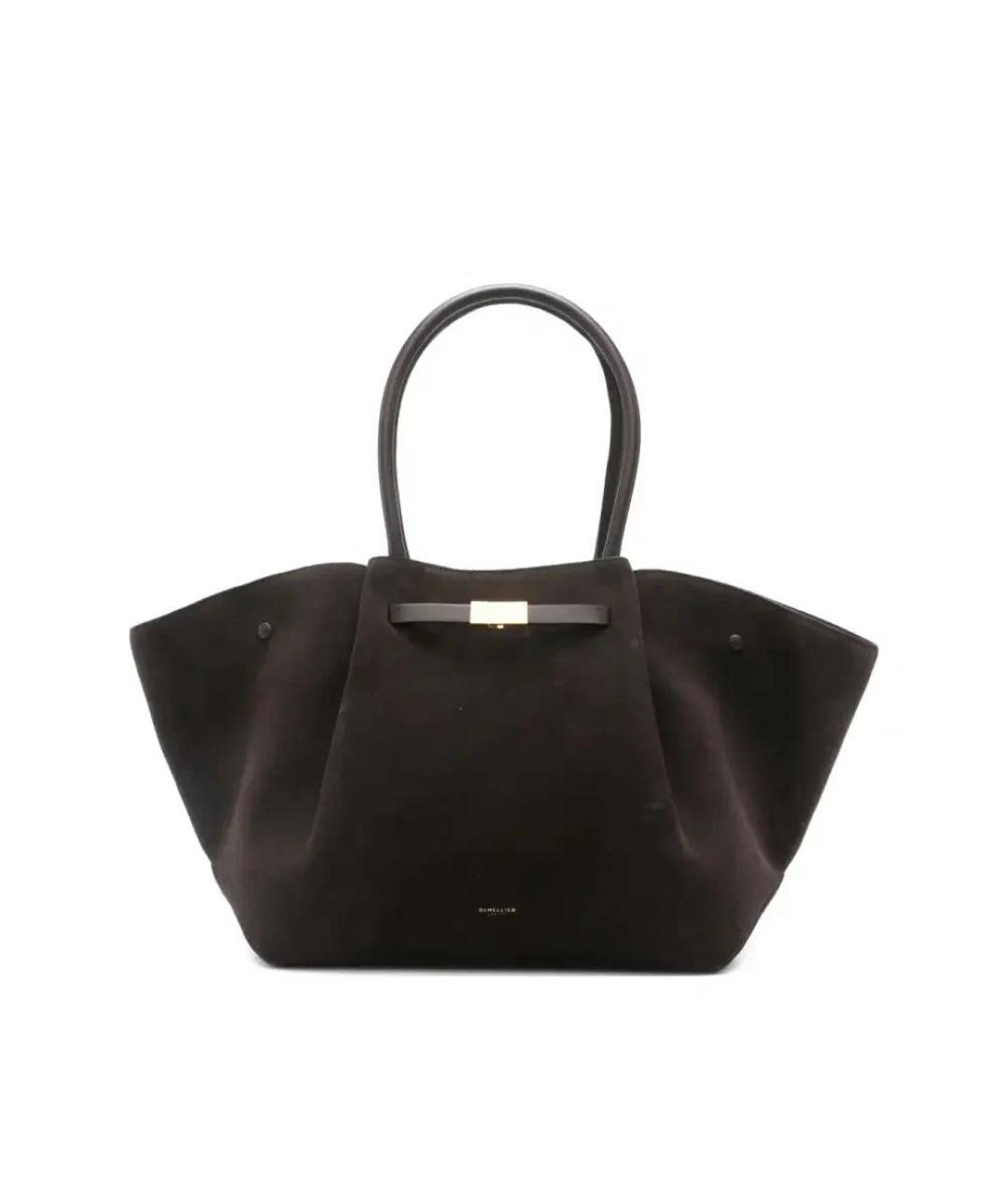 DEMELLIER Коричневая замшевая сумка тоут, фото 6