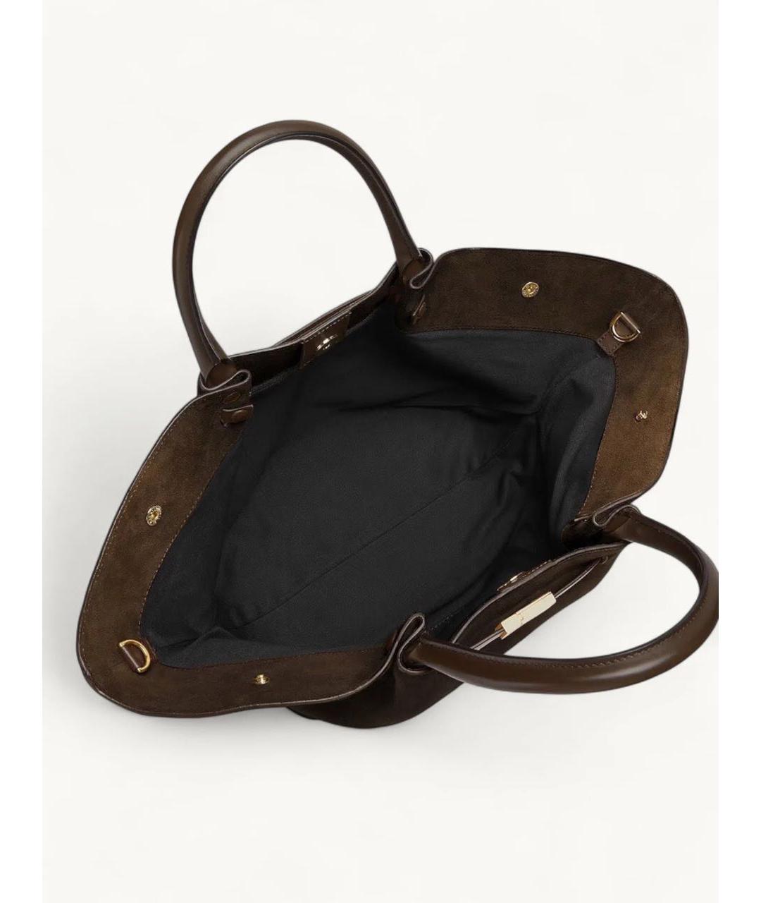 DEMELLIER Хаки замшевая сумка через плечо, фото 5