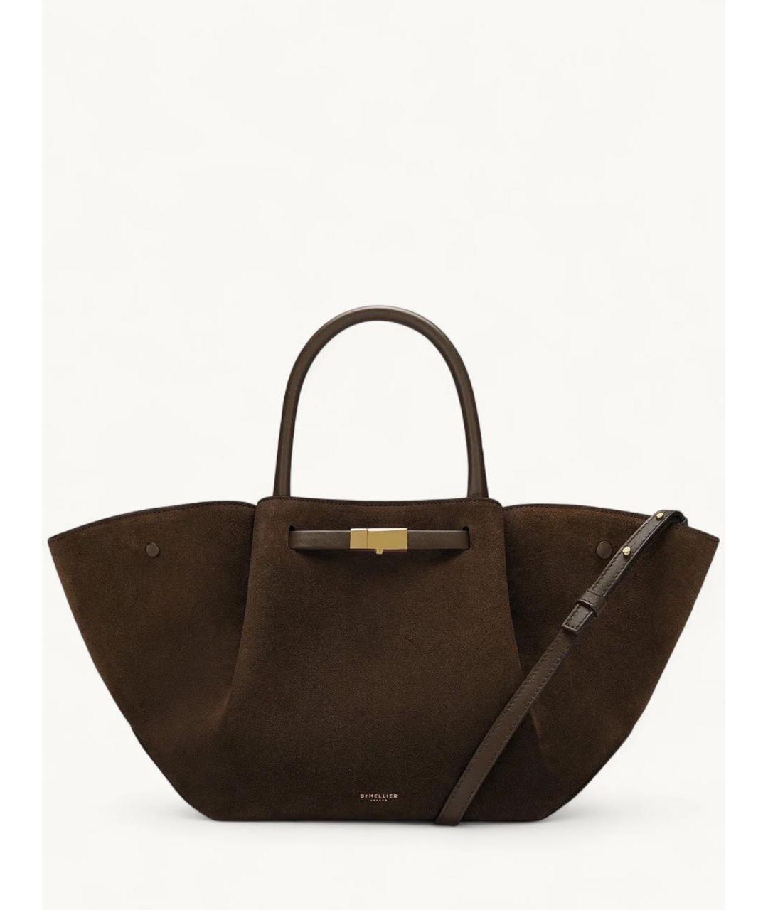 DEMELLIER Хаки замшевая сумка через плечо, фото 7