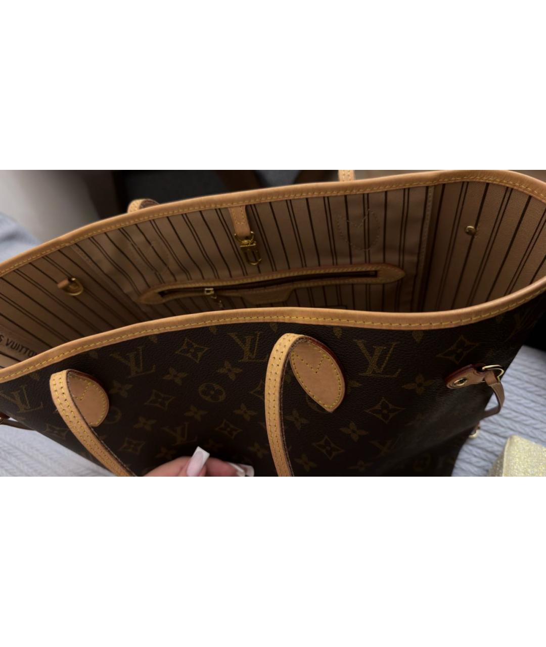 LOUIS VUITTON Коричневая сумка через плечо, фото 4