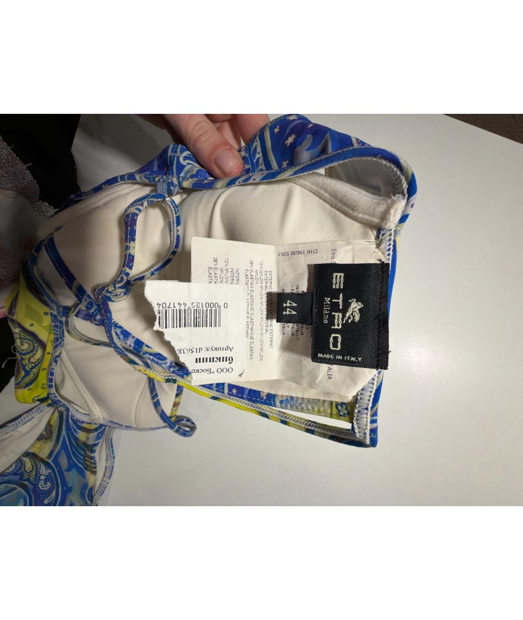 ETRO Синий купальник, фото 5