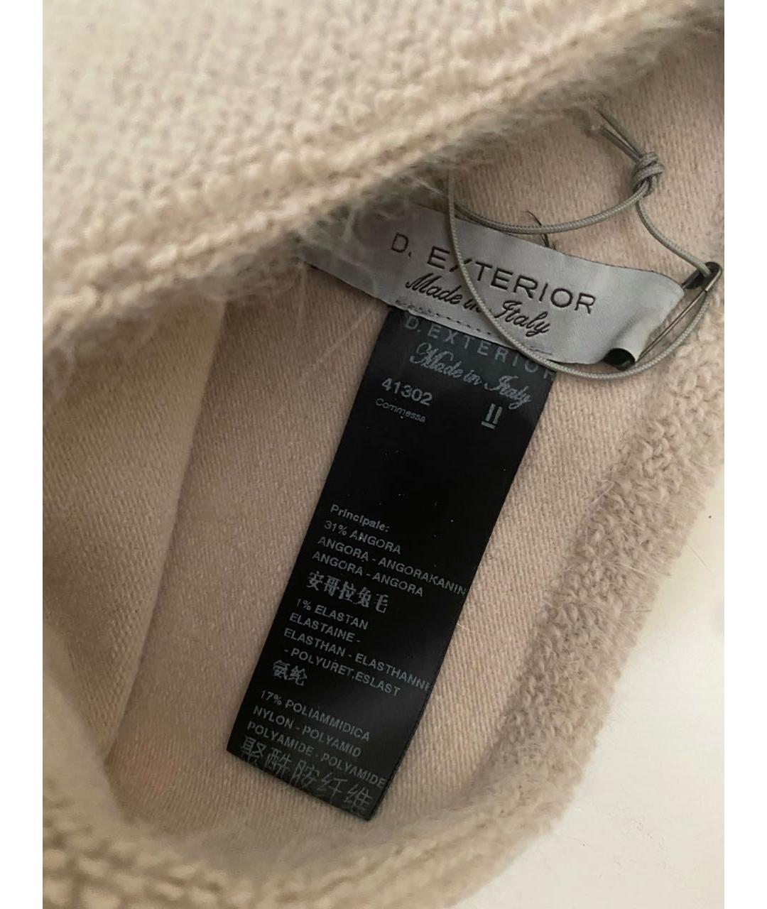 D.EXTERIOR Бежевая шерстяная шапка, фото 6