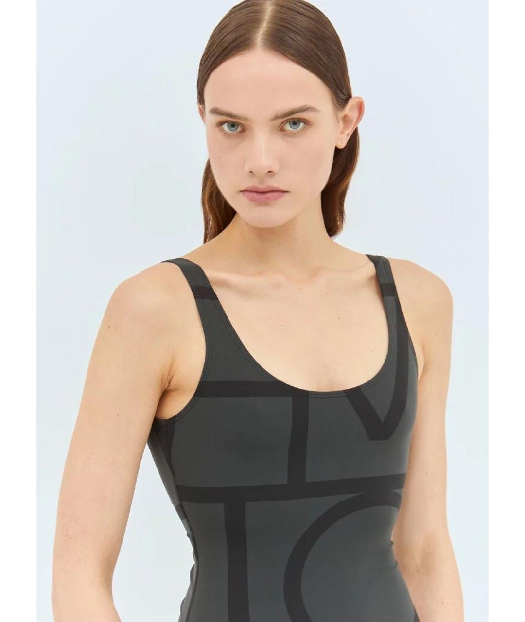 TOTEME Черный купальник, фото 2