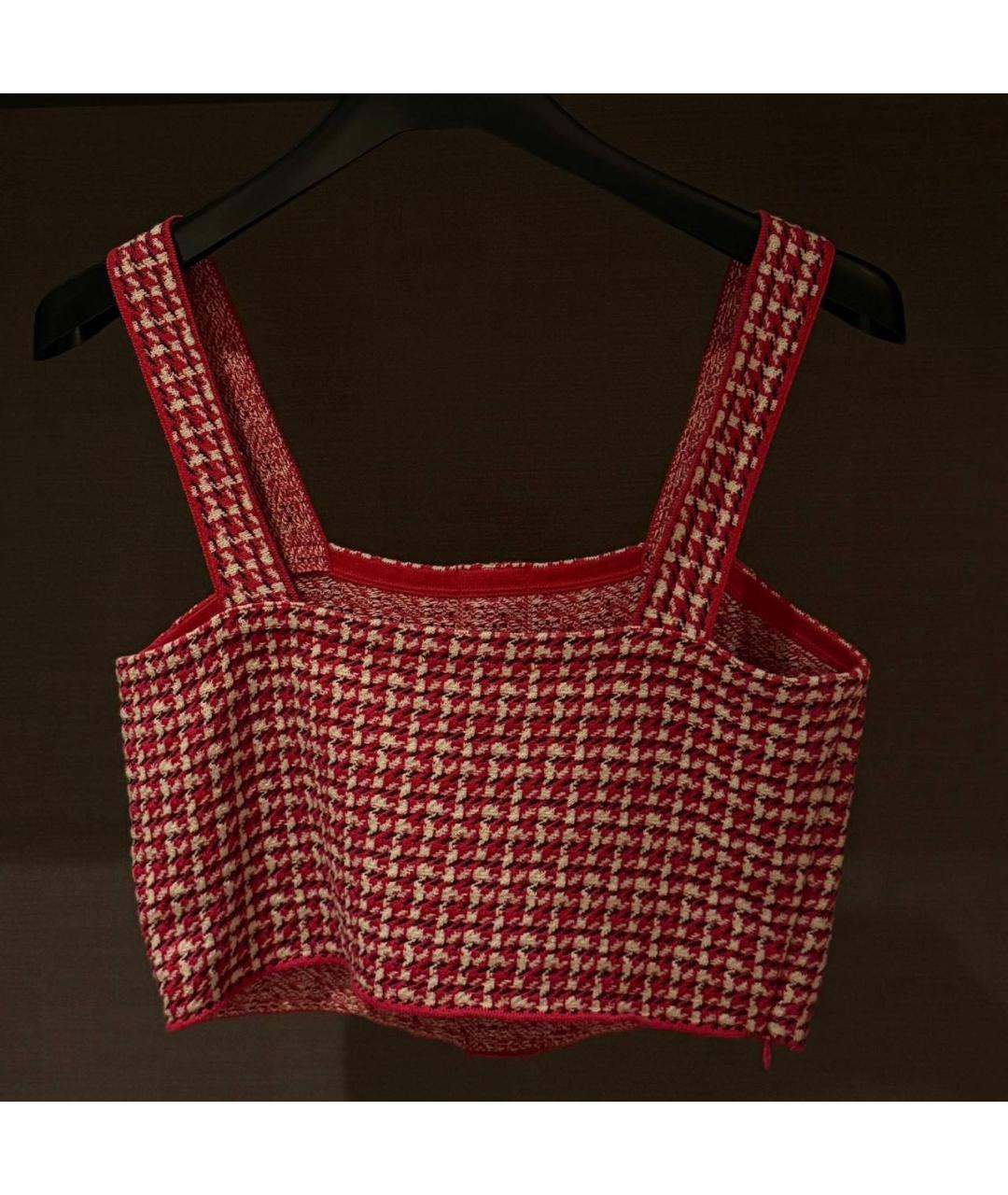 SANDRO Красная хлопковая майка, фото 2