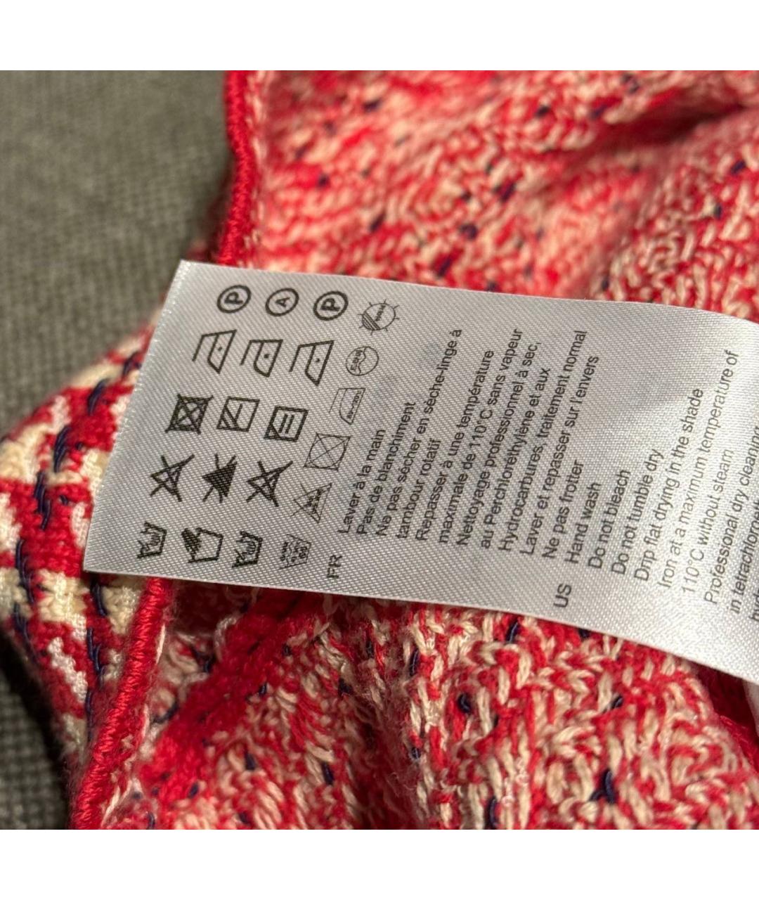 SANDRO Красная хлопковая майка, фото 5