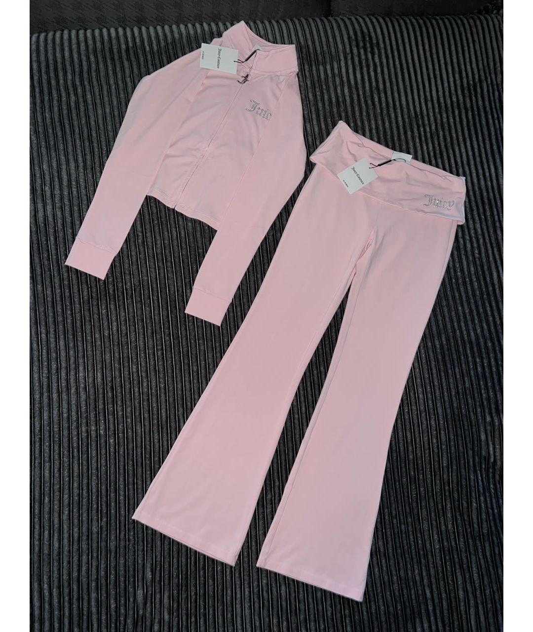 JUICY COUTURE Розовый хлопковый спортивные костюмы, фото 2