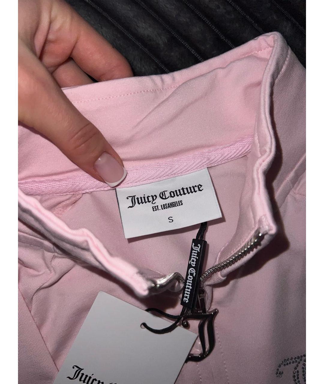 JUICY COUTURE Розовый хлопковый спортивные костюмы, фото 6