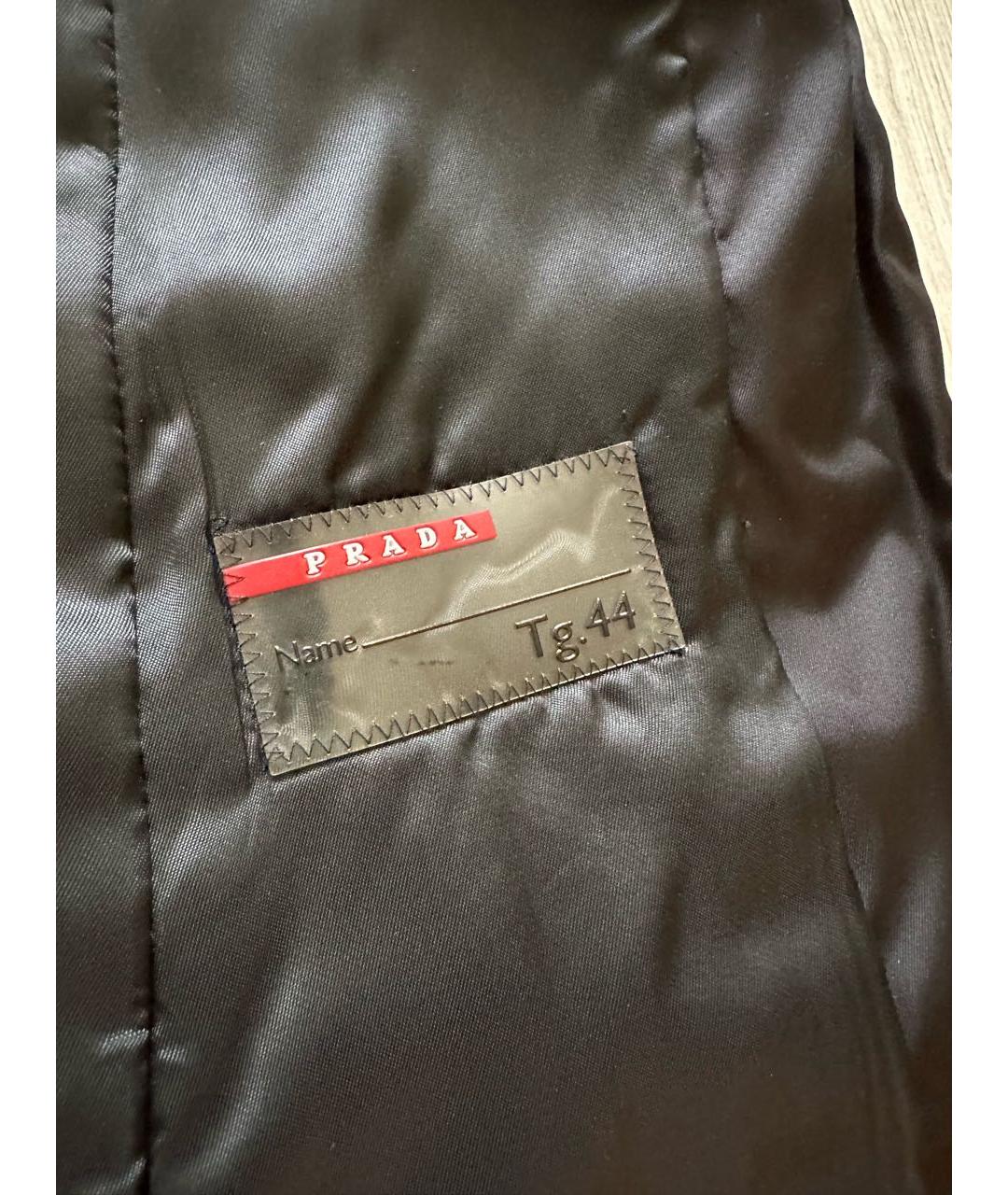 PRADA Черный тренч/плащ, фото 4