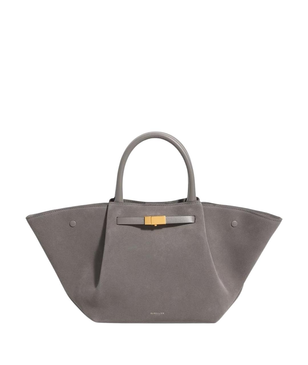 DEMELLIER Серая замшевая сумка тоут, фото 1