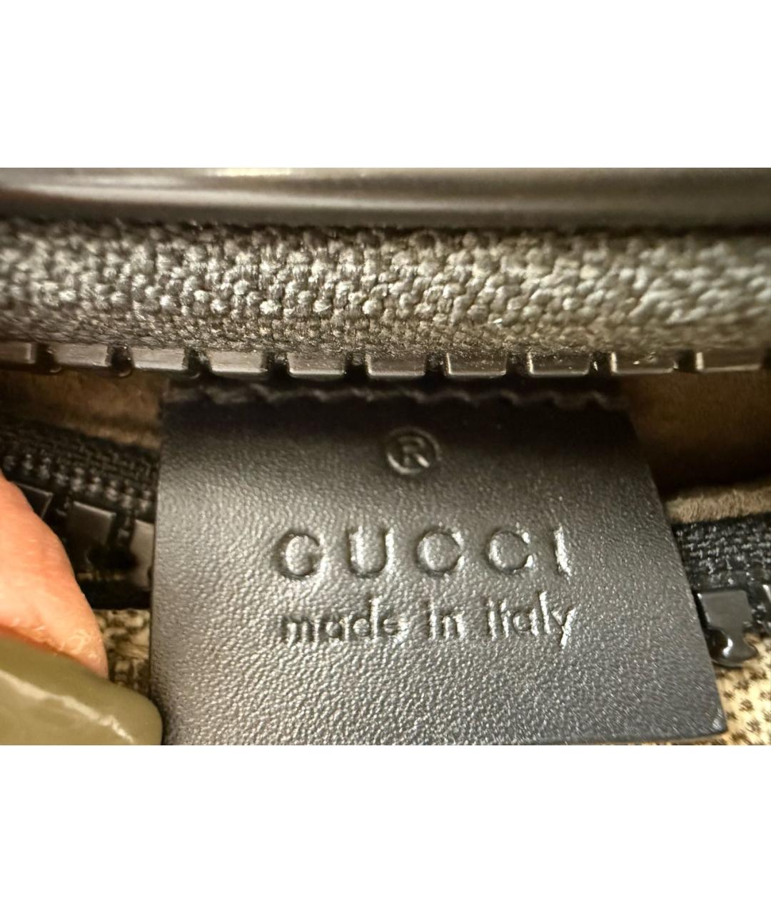 GUCCI Бежевая поясная сумка, фото 5