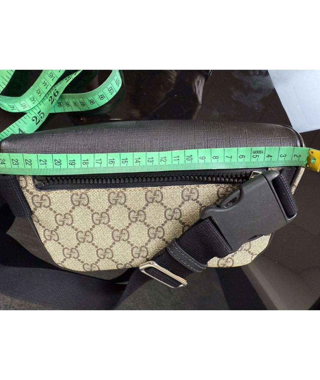 GUCCI Бежевая поясная сумка, фото 3