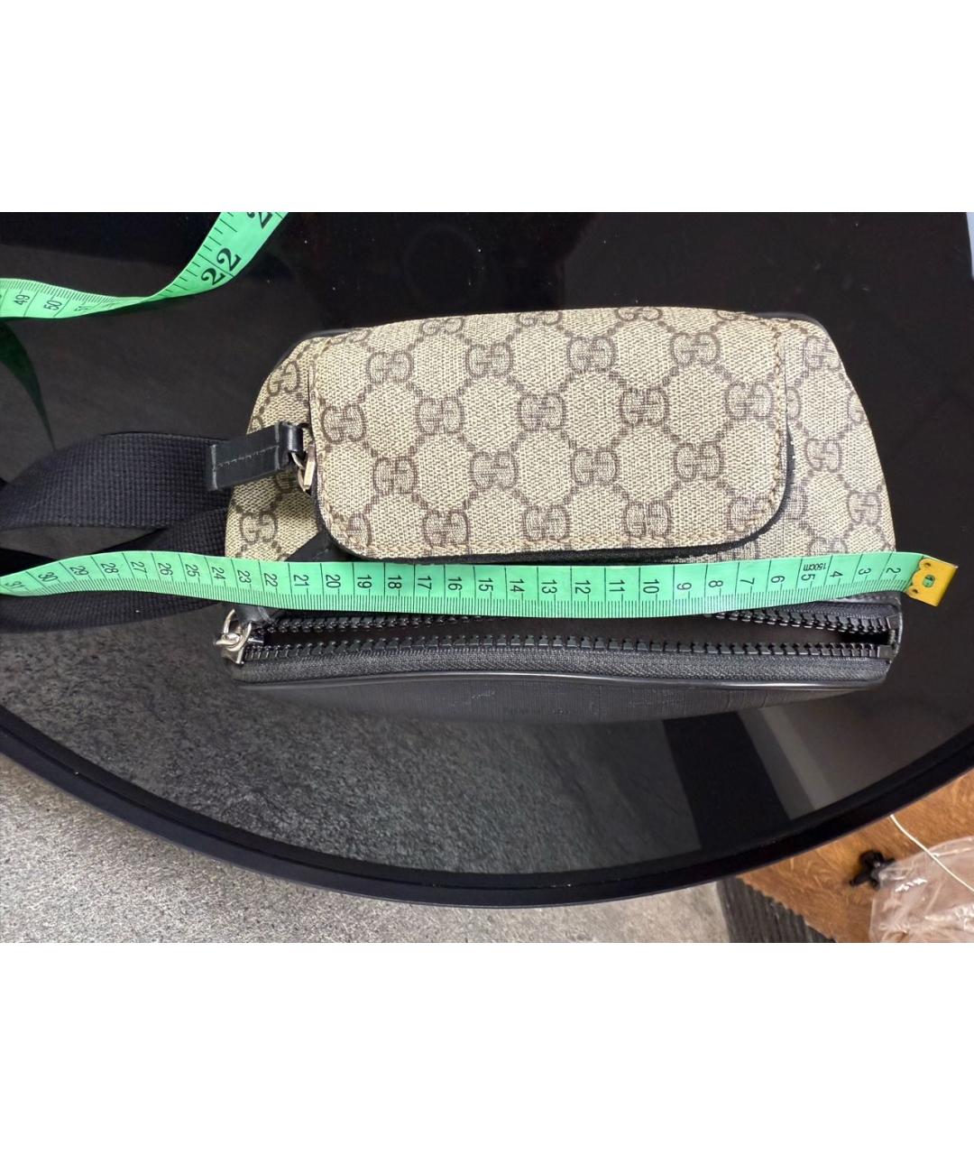 GUCCI Бежевая поясная сумка, фото 4