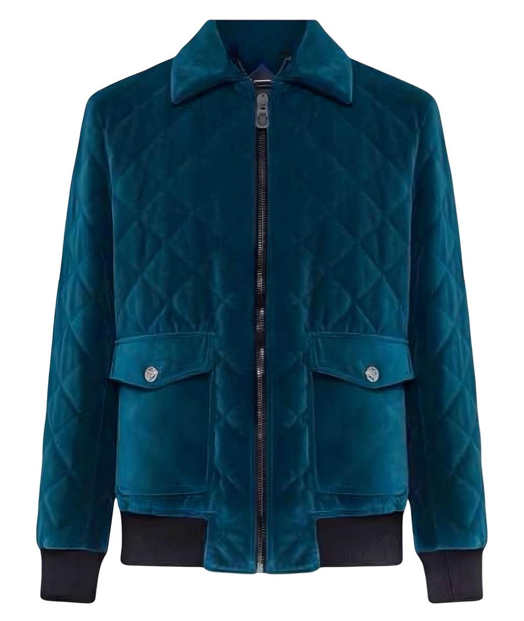 BILLIONAIRE Бирюзовая бархатная куртка, фото 1