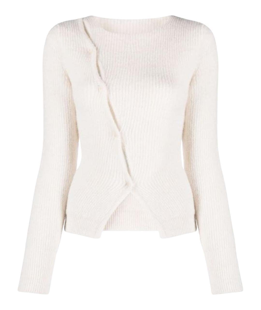 JACQUEMUS Бежевый шерстяной джемпер / свитер, фото 1