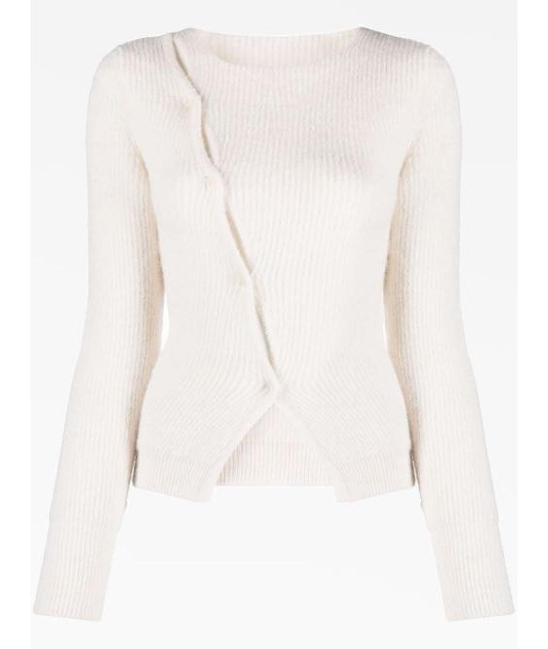 JACQUEMUS Бежевый шерстяной джемпер / свитер, фото 4