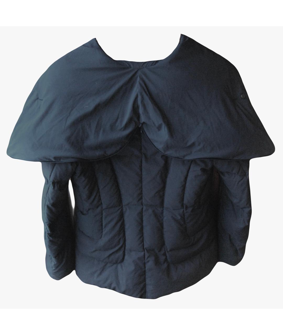 MAX MARA Черный полиэстеровый пуховик, фото 4