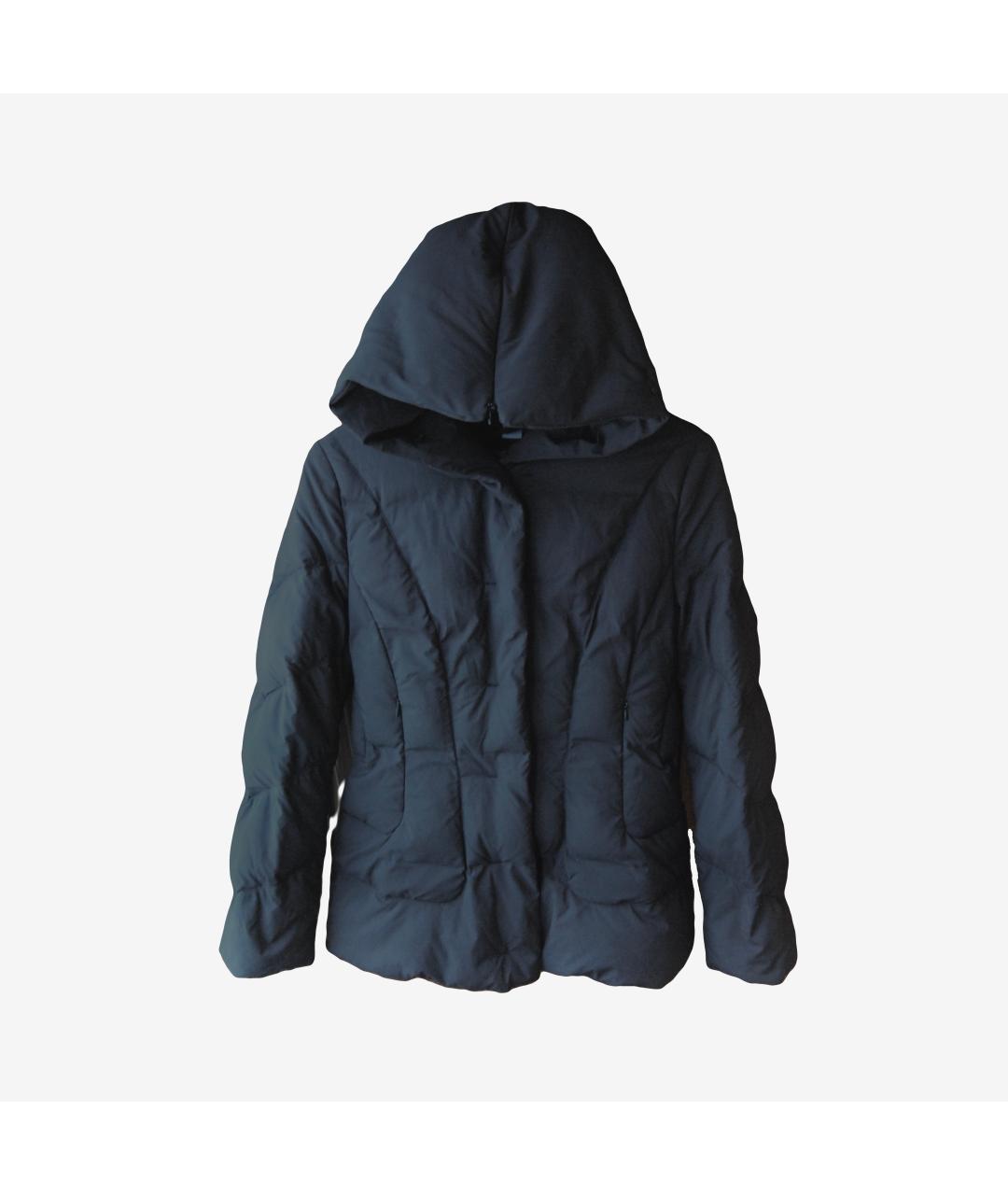 MAX MARA Черный полиэстеровый пуховик, фото 7