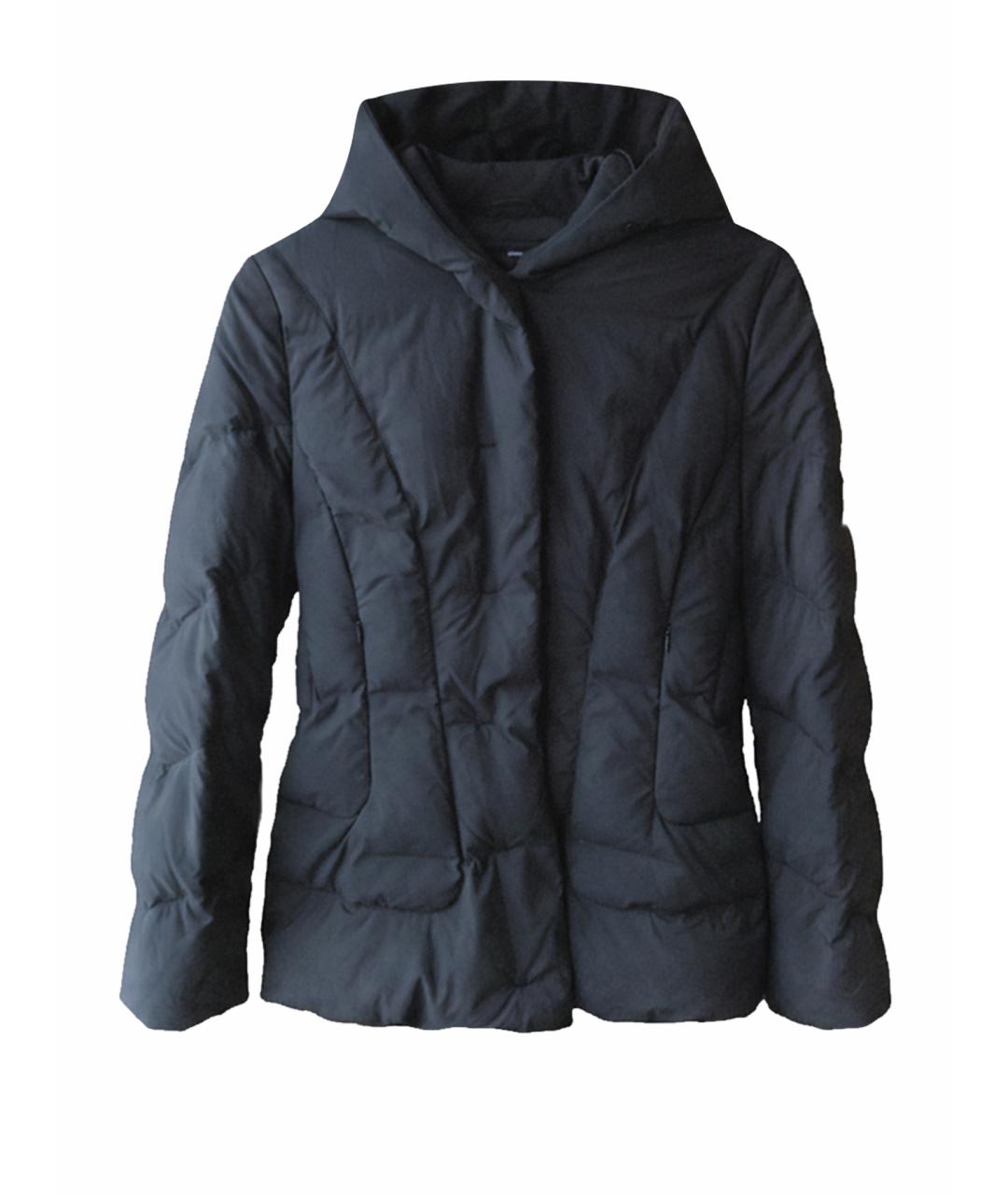 MAX MARA Черный полиэстеровый пуховик, фото 1