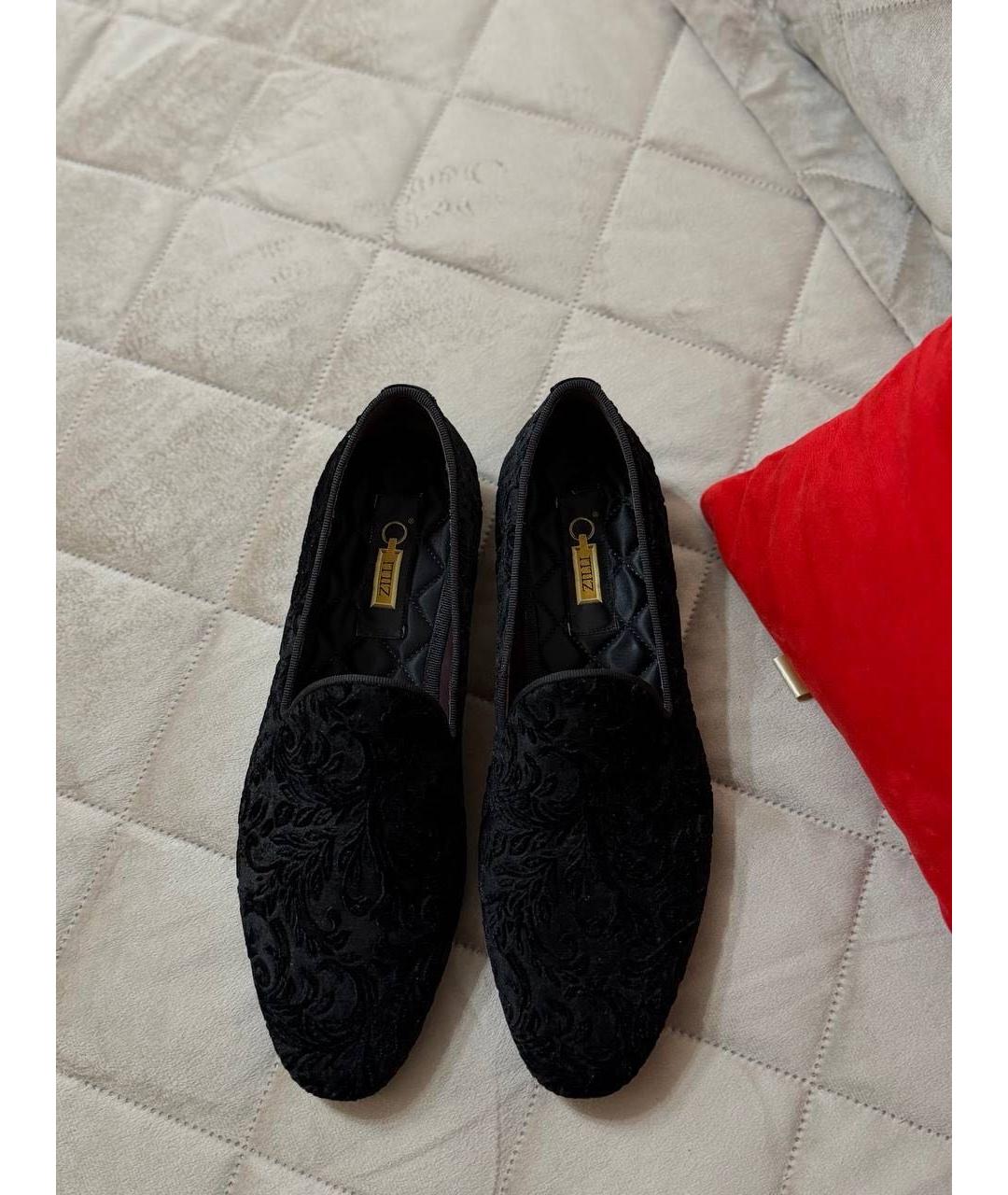 ZILLI Черные лоферы, фото 5