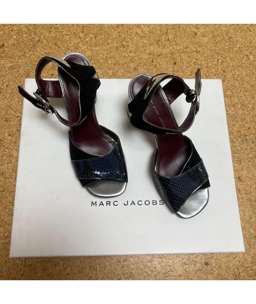 MARC BY MARC JACOBS Мульти кожаные босоножки, фото 2