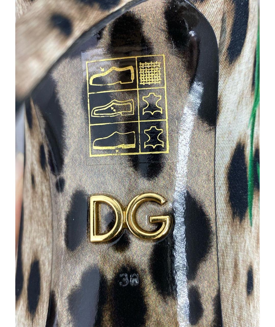 DOLCE&GABBANA Мульти кожаные полусапоги, фото 8